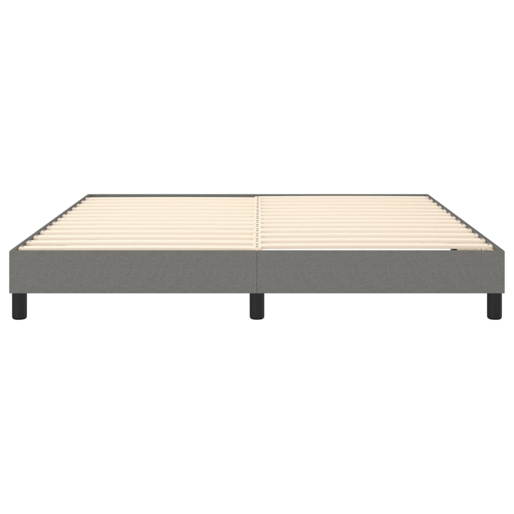 Bed Frame without Mattress Dark Grey Super King Fabric (UK/IE/FI/NO only)