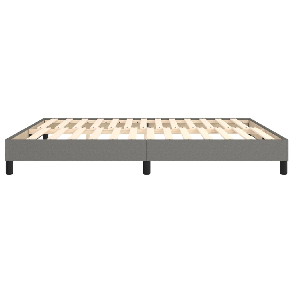 Bed Frame without Mattress Dark Grey Super King Fabric (UK/IE/FI/NO only)