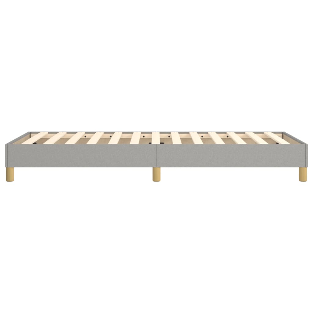 Bed Frame without Mattress Light Grey Single Fabric (UK/IE/FI/NO only)