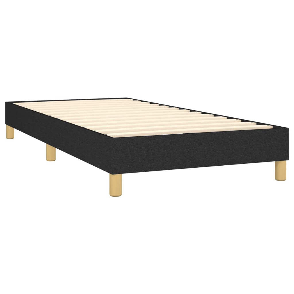 Bed Frame without Mattress Black Single Fabric (UK/IE/FI/NO only)