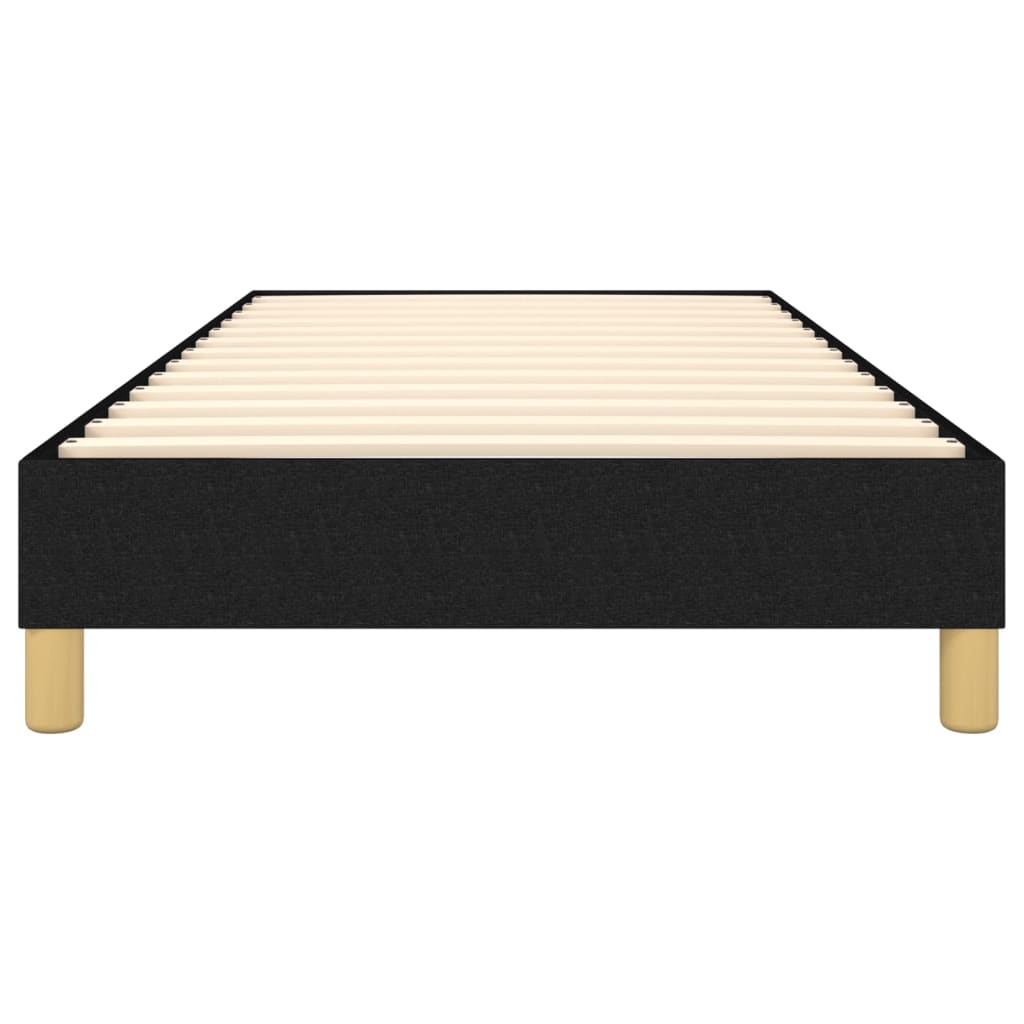 Bed Frame without Mattress Black Single Fabric (UK/IE/FI/NO only)