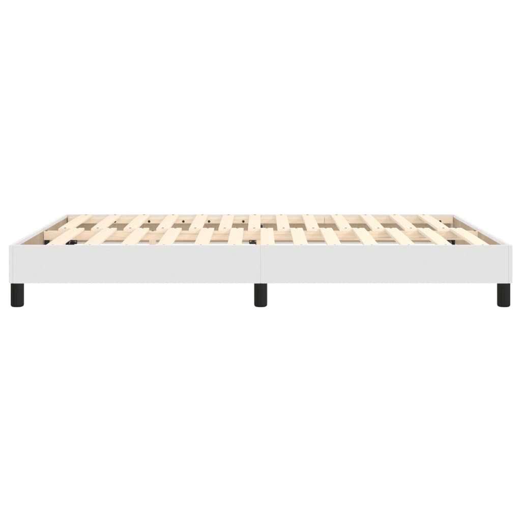Box Spring Bed Frame Double Faux Leather (Uk/Ie/Fi/No Only)