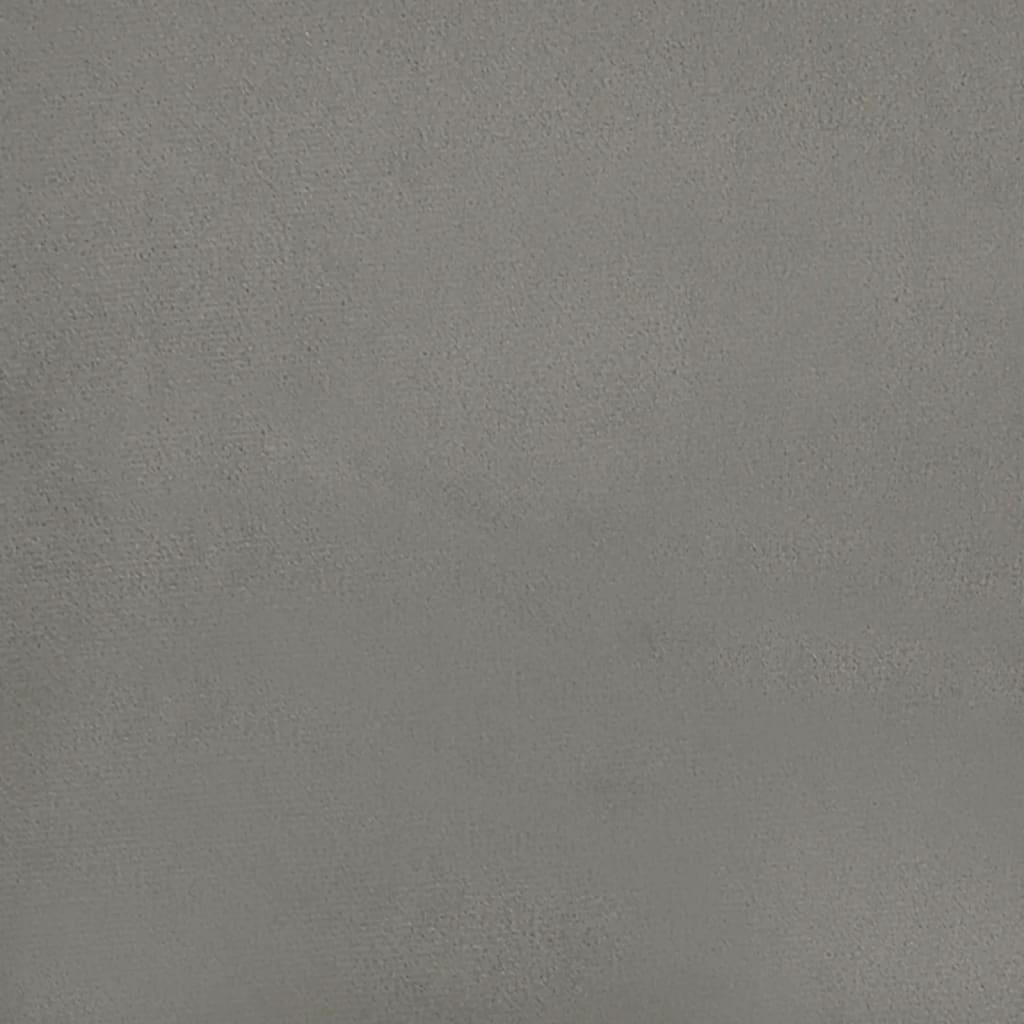 Bed Frame without Mattress Light Grey Super King Velvet (UK/IE/FI/NO only)
