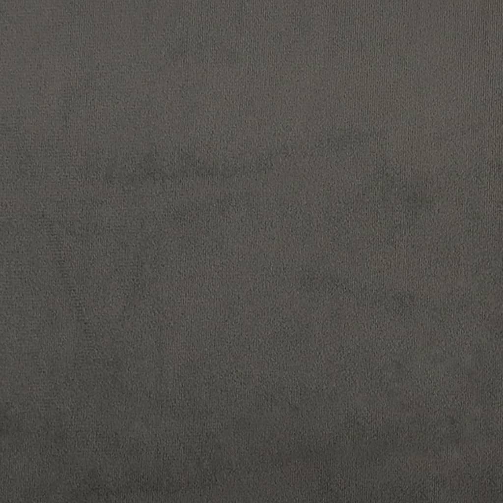 Bed Frame without Mattress Dark Grey Super King Velvet (UK/IE/FI/NO only)