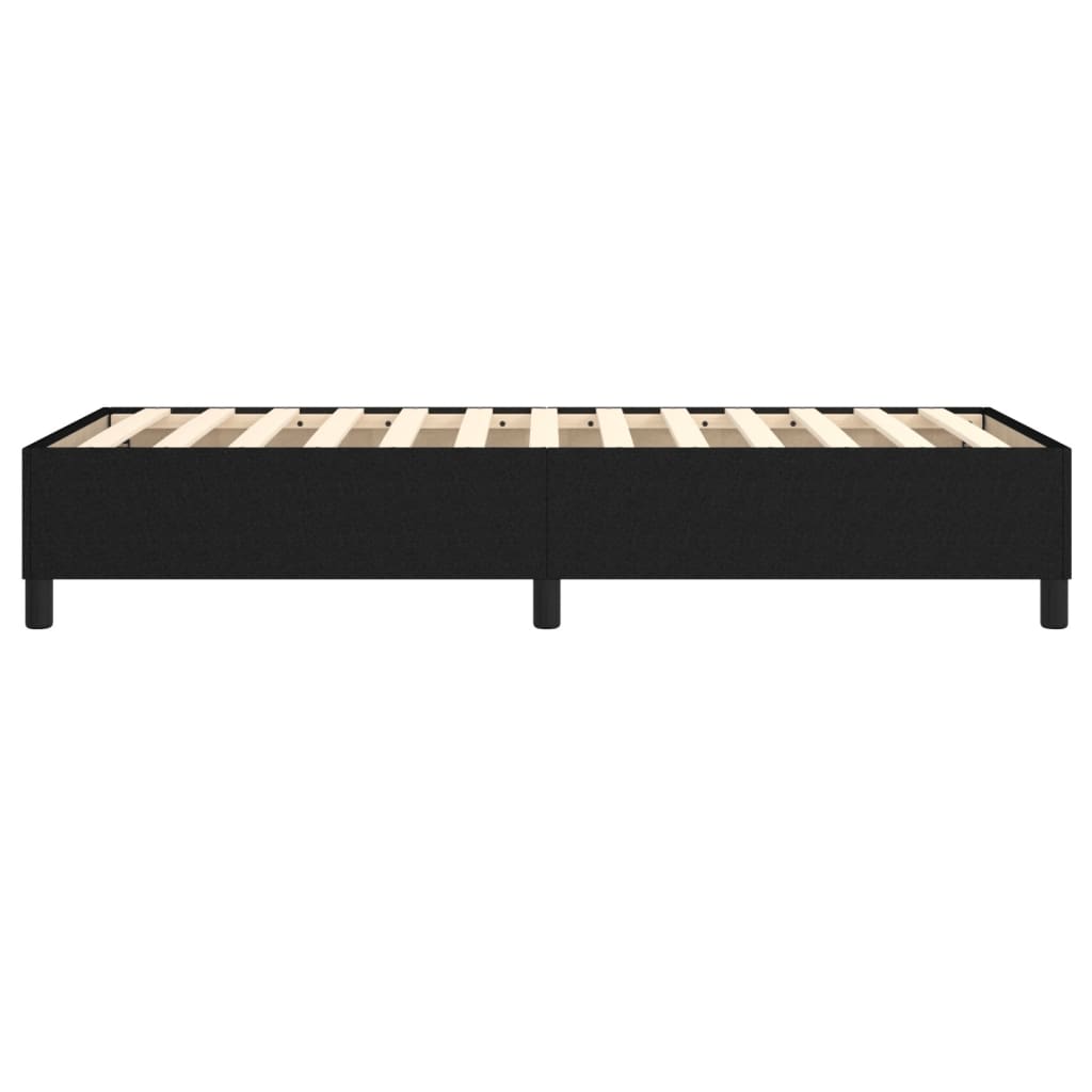 Bed Frame without Mattress Black Single Fabric (UK/IE/FI/NO only)