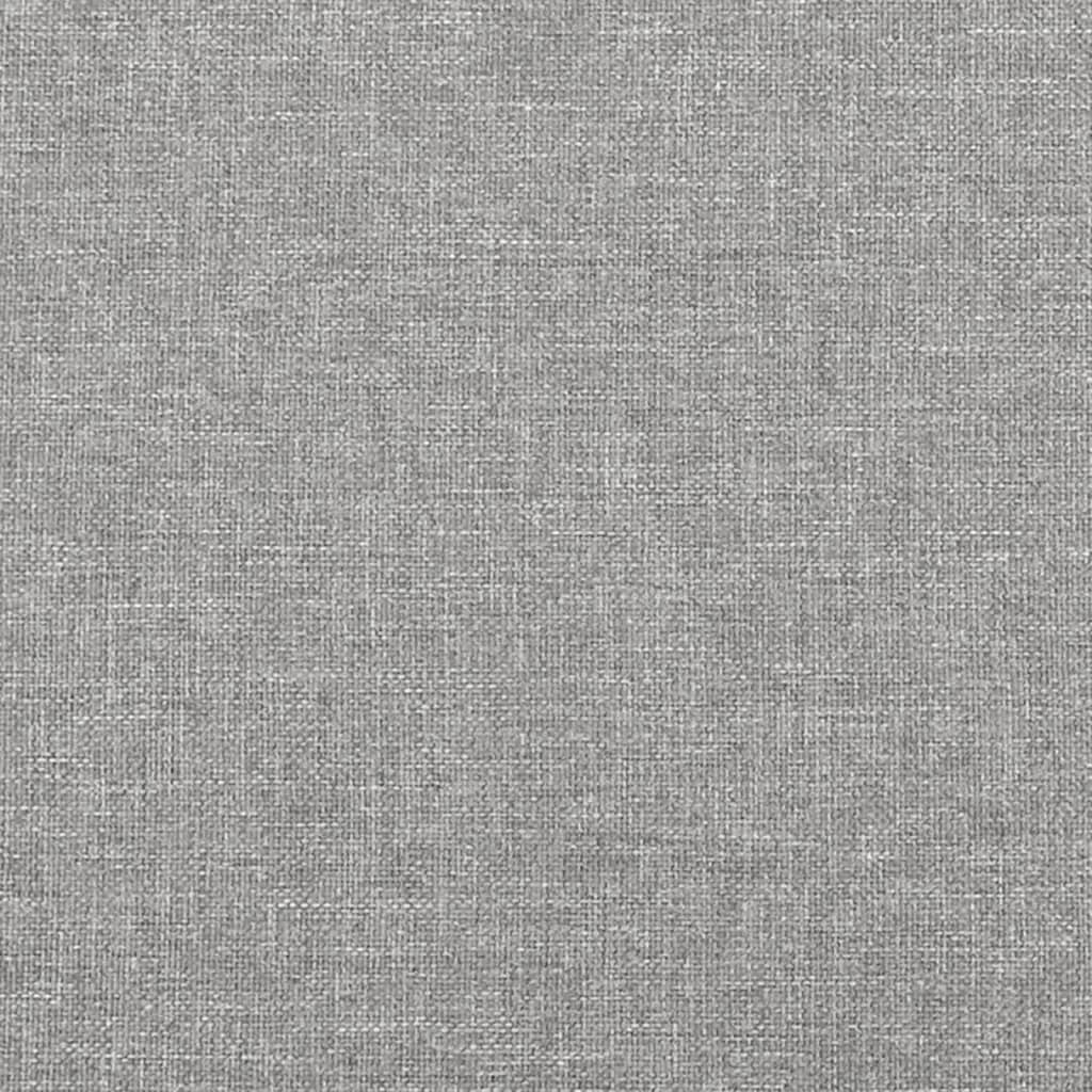 Bed Frame without Mattress Light Grey Super King Fabric (UK/IE/FI/NO only)
