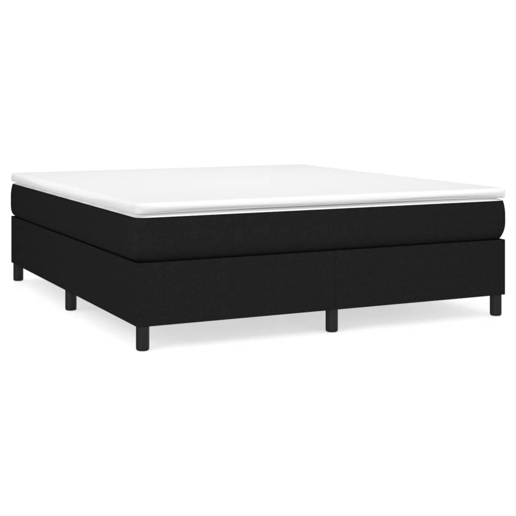 Bed Frame without Mattress Black Super King Fabric (UK/IE/FI/NO only)