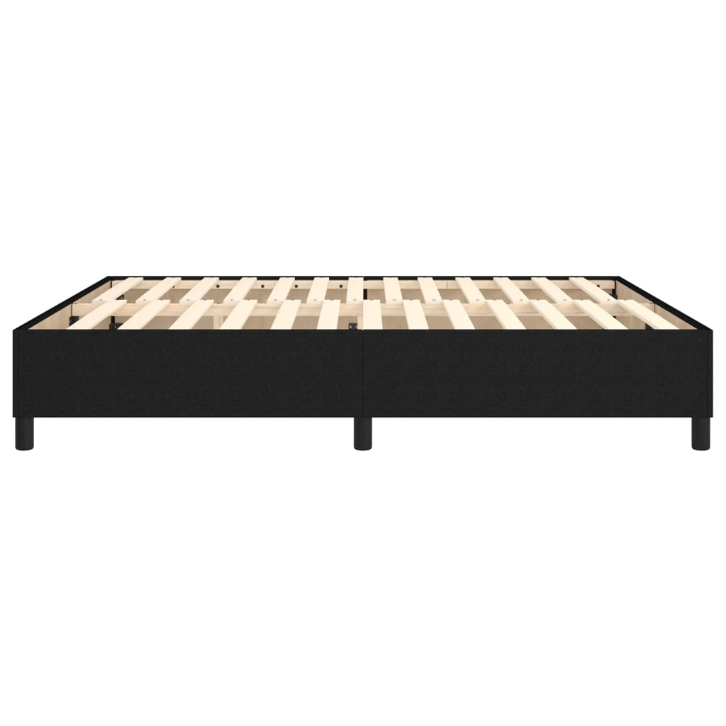 Bed Frame without Mattress Black Super King Fabric (UK/IE/FI/NO only)