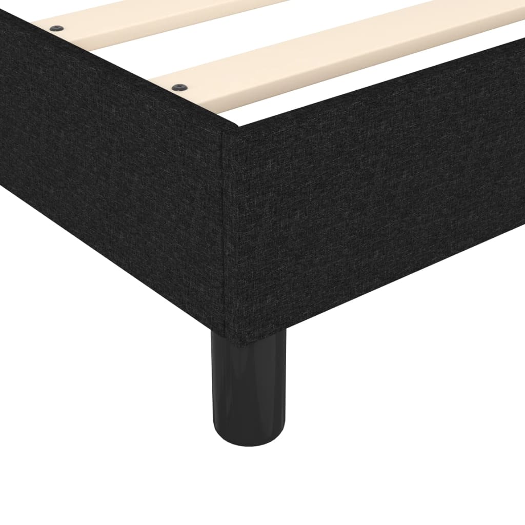 Bed Frame without Mattress Black Super King Fabric (UK/IE/FI/NO only)