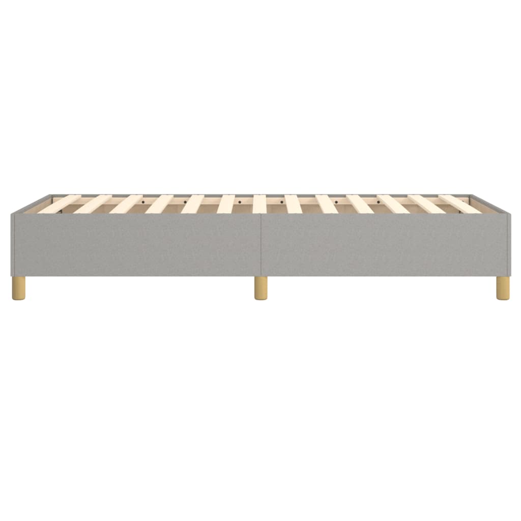 Bed Frame without Mattress Light Grey Single Fabric (UK/IE/FI/NO only)
