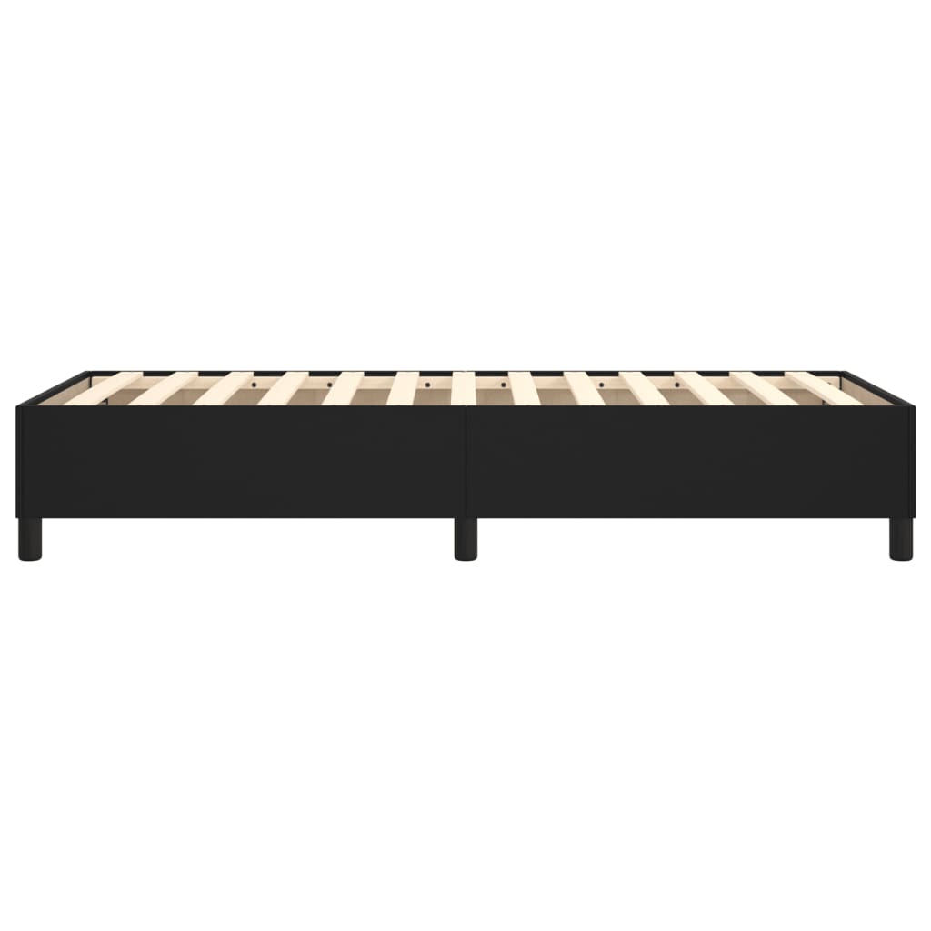 Bed Frame without Mattress Black Single Faux Leather (UK/IE/FI/NO only)