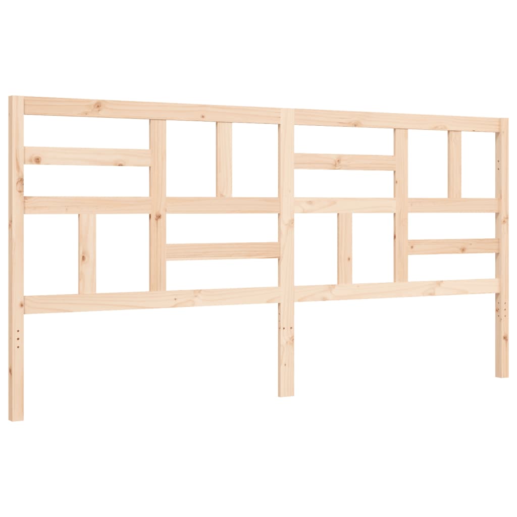 Bed Frame without Mattress 200x200 cm Solid Wood