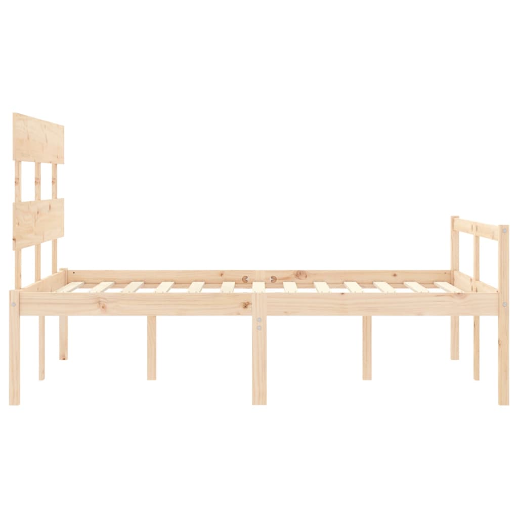 Senior Bed without Mattress Small Double Solid Wood