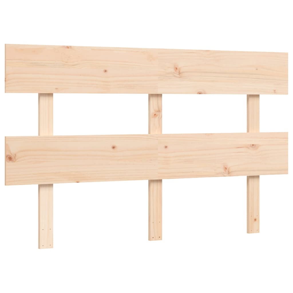 Senior Bed without Mattress 140x200 cm Solid Wood