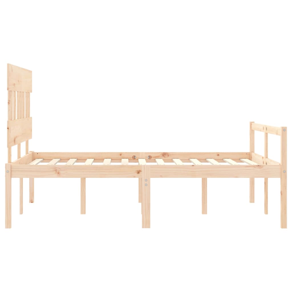 Senior Bed without Mattress Small Double Solid Wood