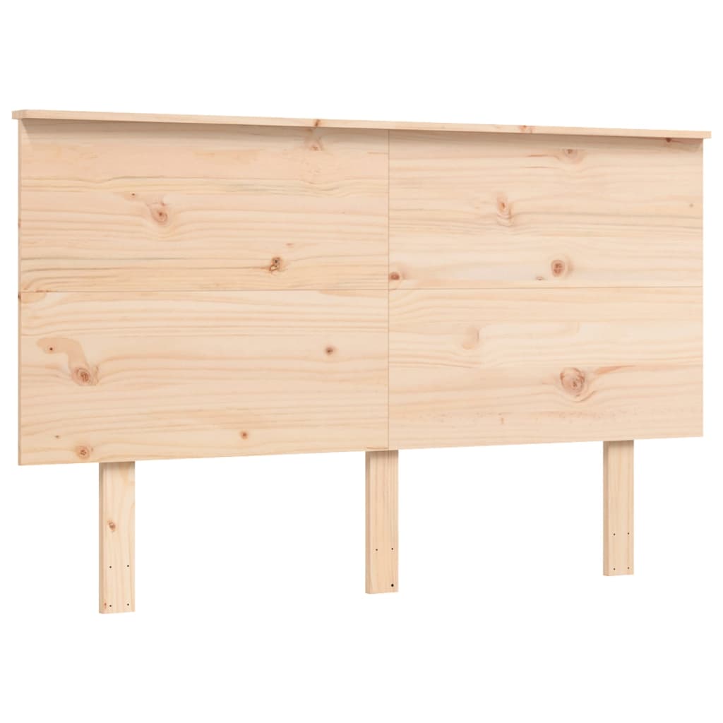 Senior Bed without Mattress 140x200 cm Solid Wood