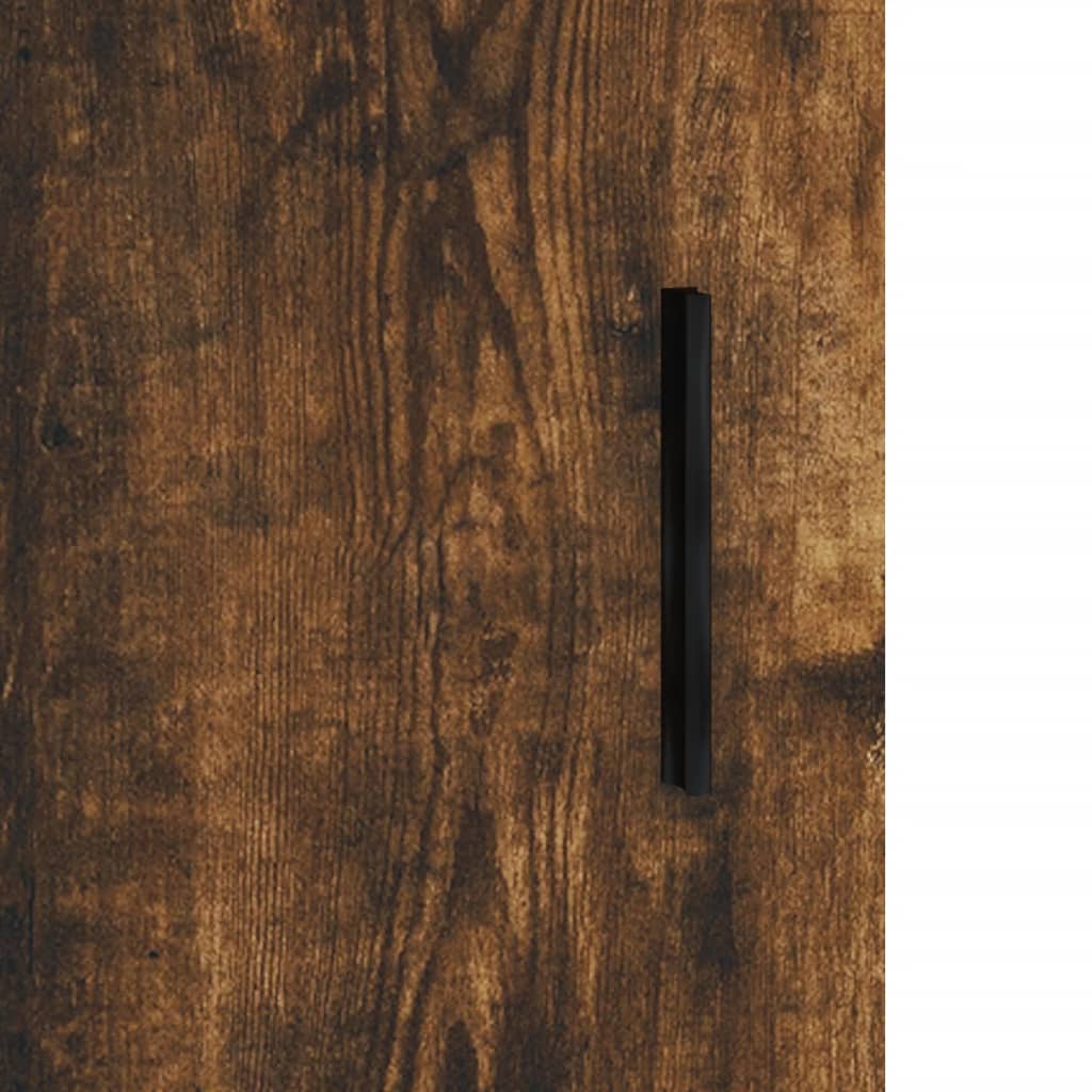 Wall Mounted Cabinets 2 pcs Smoked Oak 69.5x34x90 cm