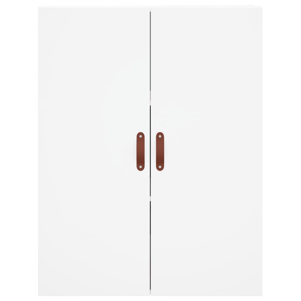 Highboard White 69.5x34x180 cm Engineered Wood