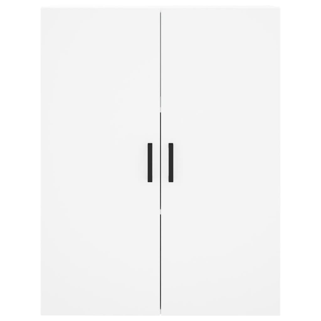 Highboard White 69.5x34x180 cm Engineered Wood