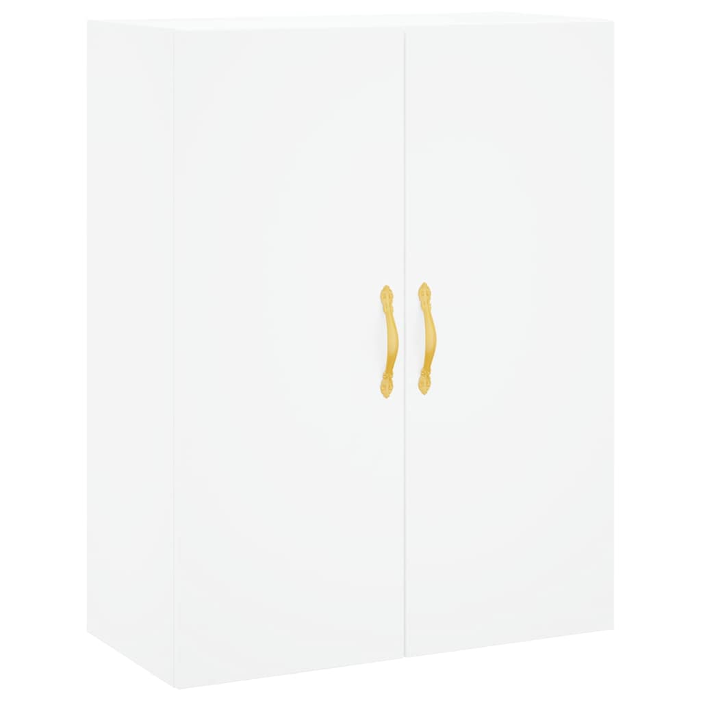 Highboard White 69.5x34x180 cm Engineered Wood