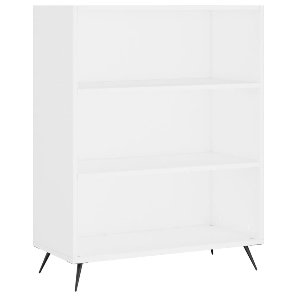 Highboard White 69.5x34x180 cm Engineered Wood