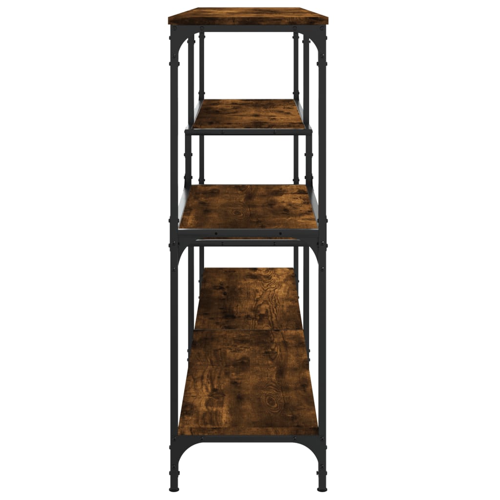 Console Table Smoked Oak 160x32x95 cm Engineered Wood