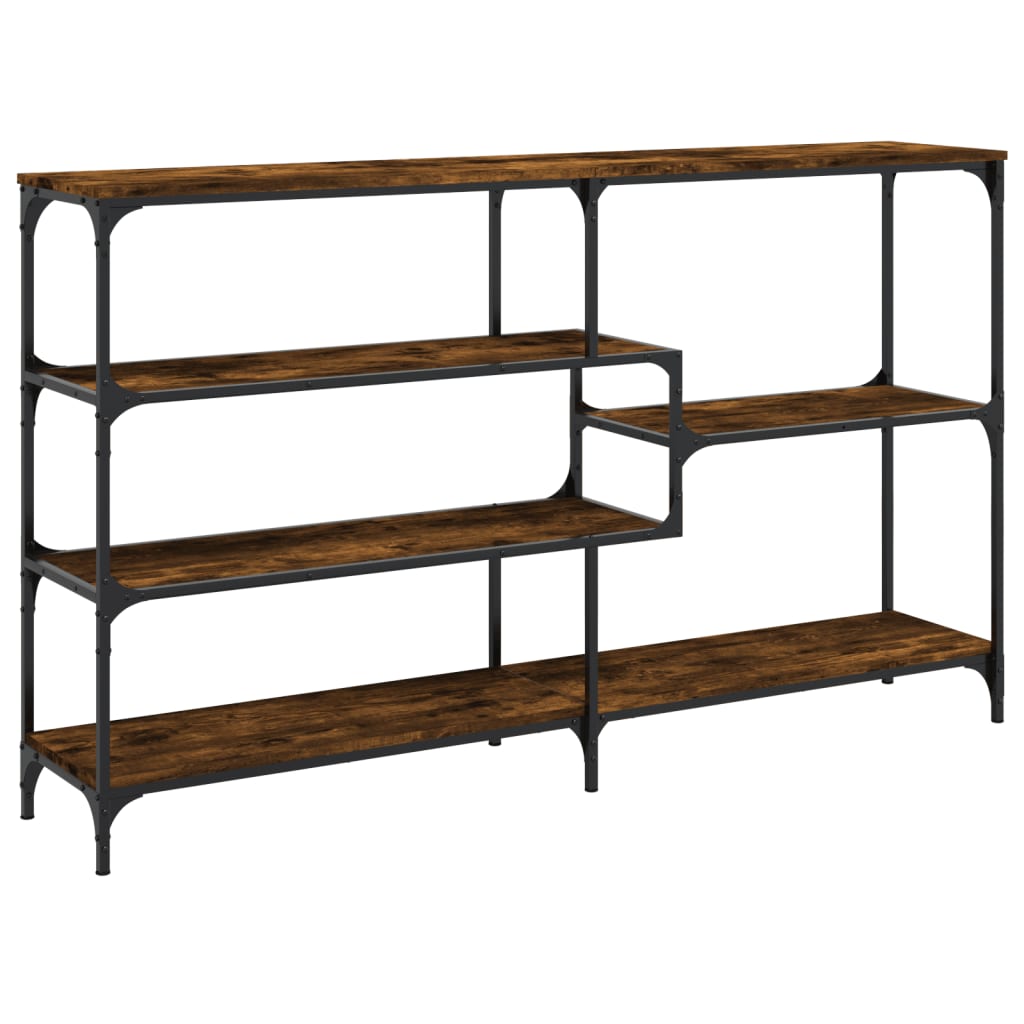Console Table Smoked Oak 160x32x95 cm Engineered Wood