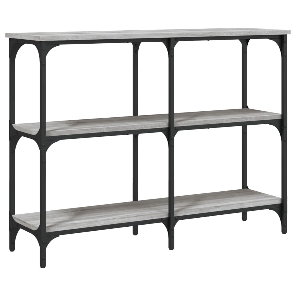 Console Table Grey Sonoma 100x29x75 cm Engineered Wood