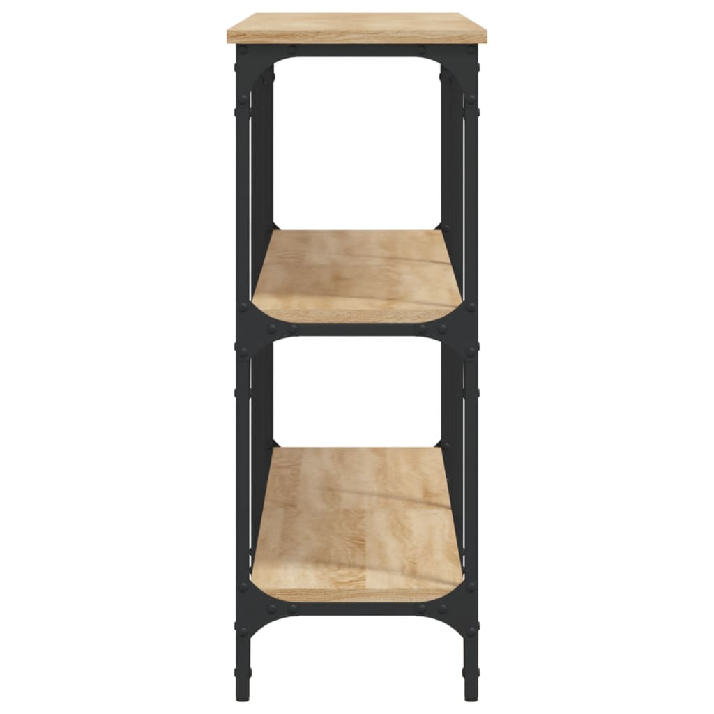 Console Table Sonoma Oak 150x29x75 cm Engineered Wood