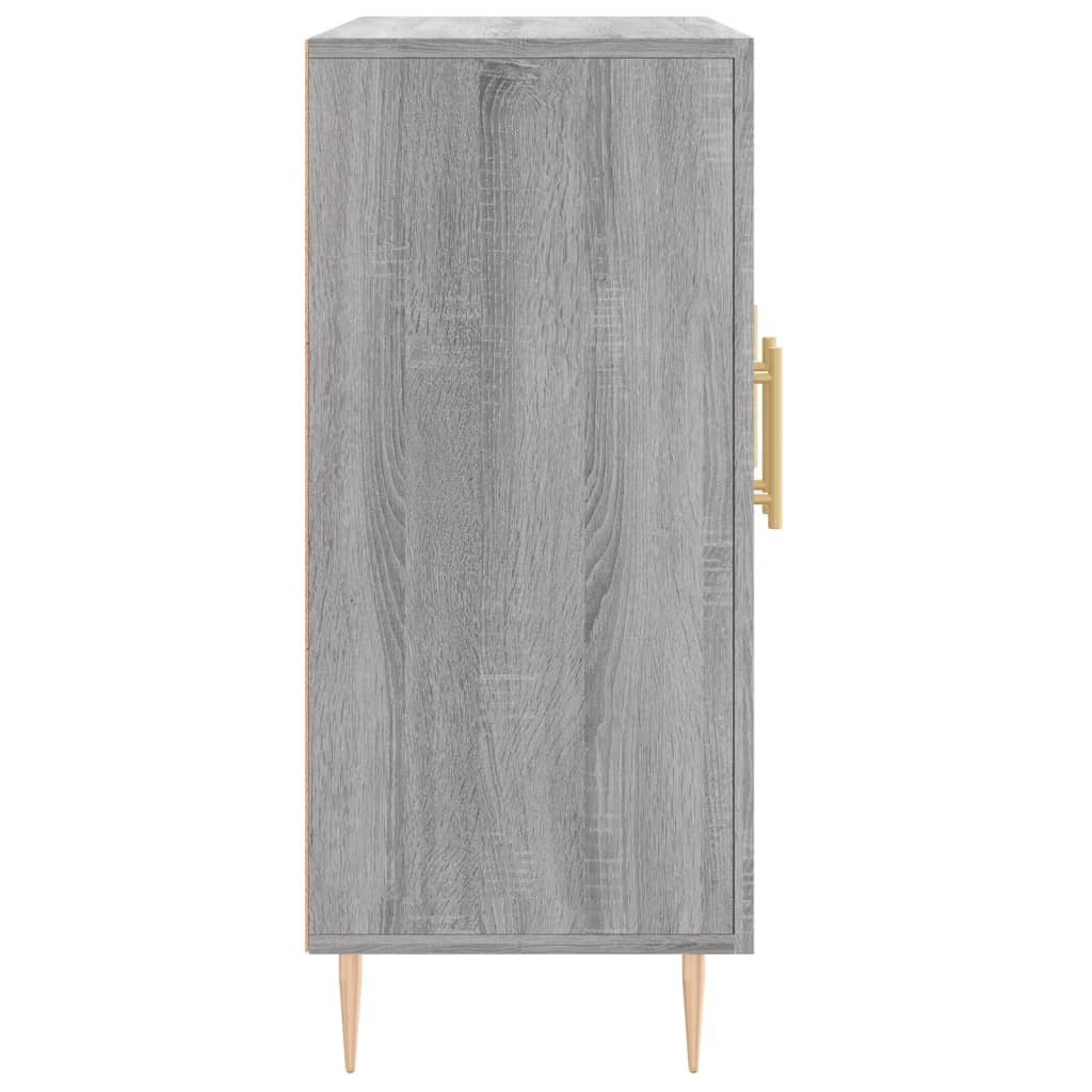 Sideboard Grey Sonoma 90x34x80 cm Engineered Wood