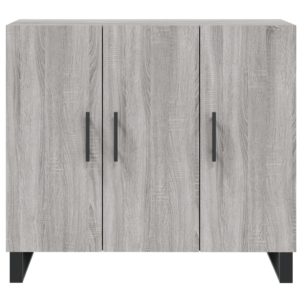 Sideboard Grey Sonoma 90x34x80 cm Engineered Wood