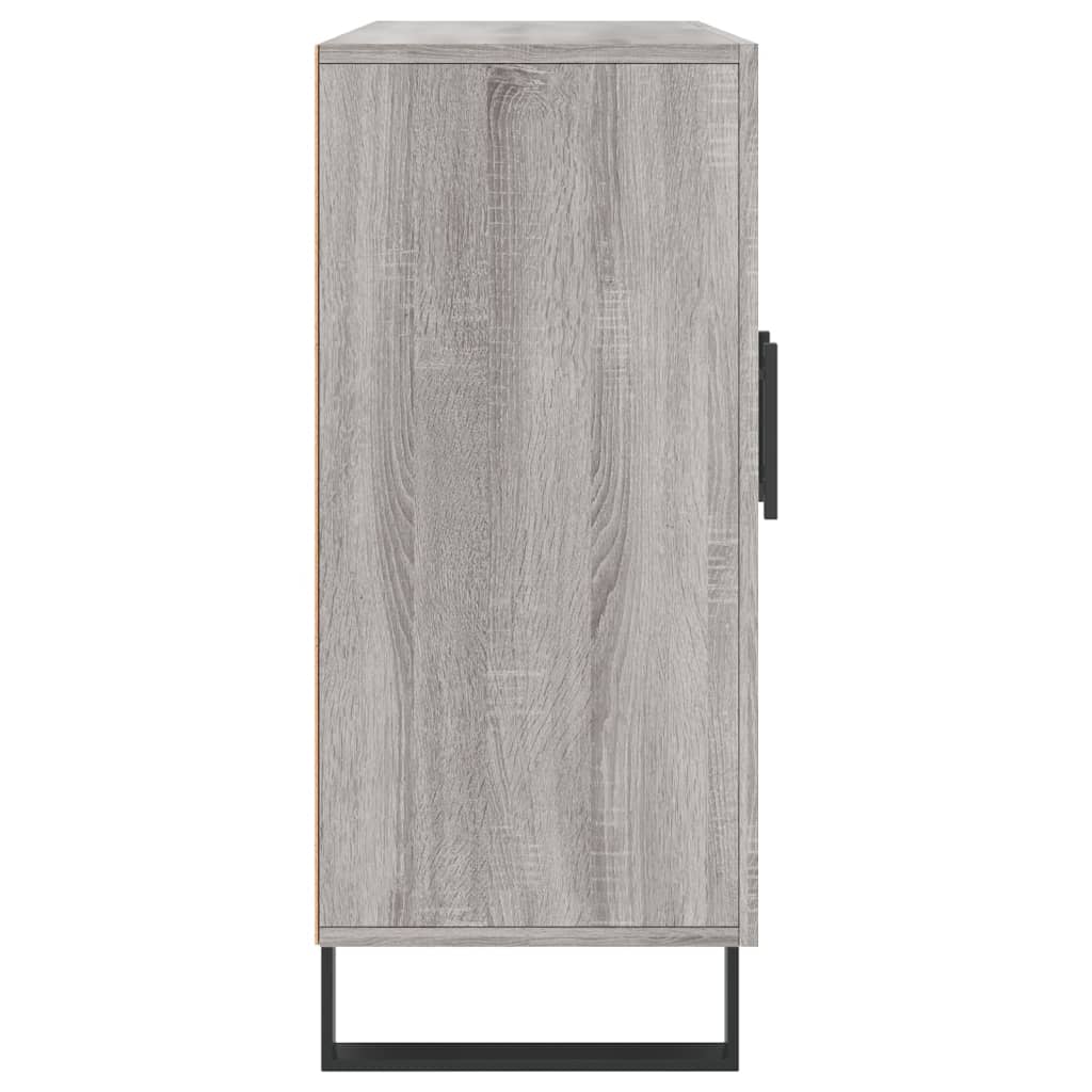 Sideboard Grey Sonoma 90x34x80 cm Engineered Wood