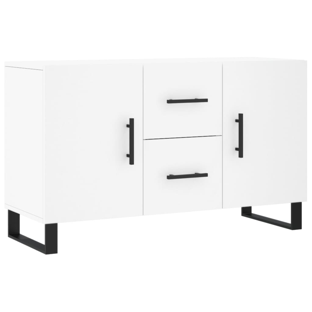 Sideboard White 100x36x60 cm Engineered Wood