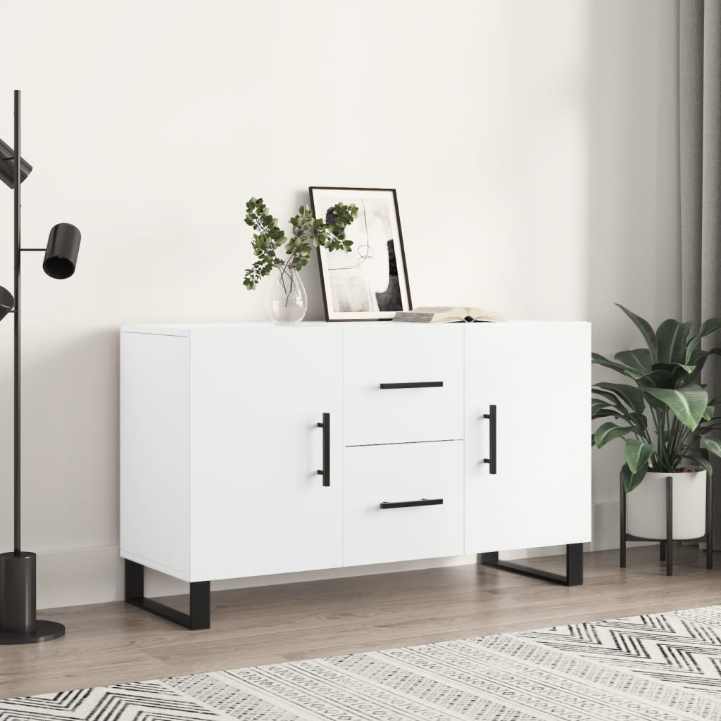 Sideboard White 100x36x60 cm Engineered Wood