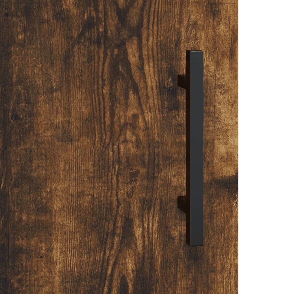 Highboard Smoked Oak 69.5x31x115 cm Engineered Wood