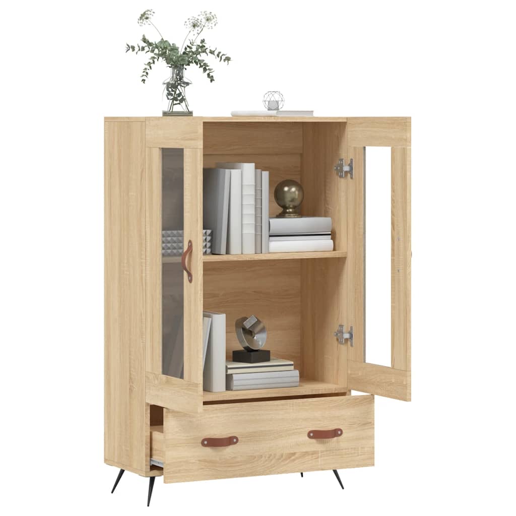 Highboard Sonoma Oak 69.5x31x115 cm Engineered Wood