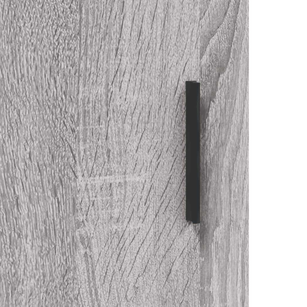 Highboard Grey Sonoma 69.5x31x115 cm Engineered Wood