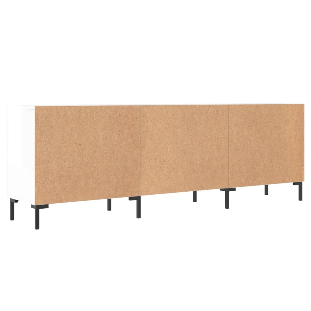 Modern Wooden TV Tele Stand Unit Media Cabinet With 2 Doors & Storage Shelf