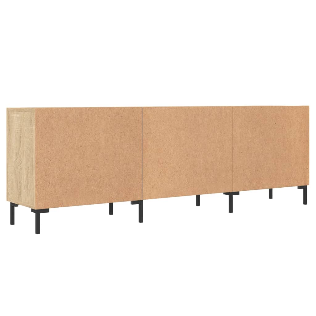 Modern Wooden TV Tele Stand Unit Media Cabinet With 2 Doors & Storage Shelf
