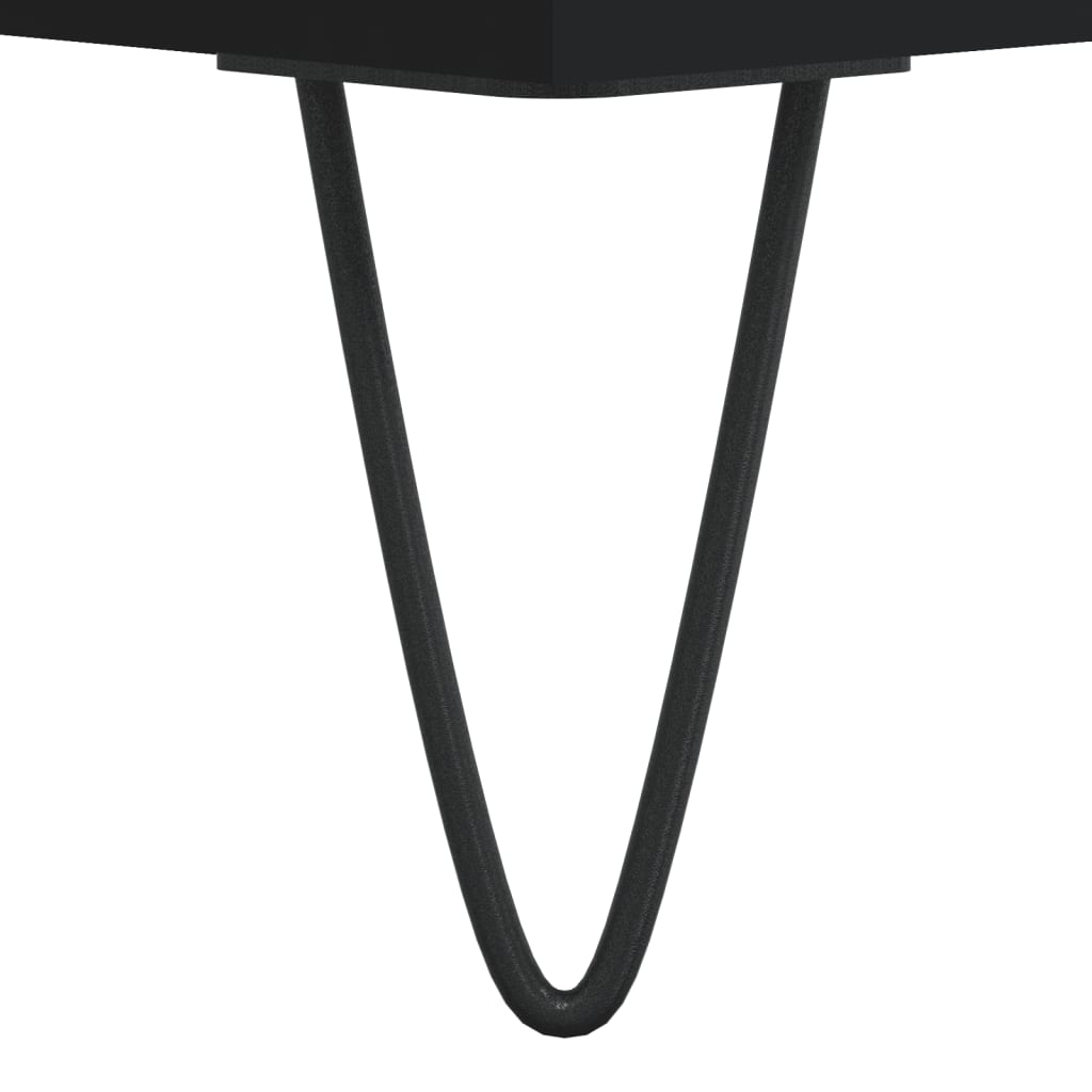 Coffee Table Black 102x50x40 cm Engineered Wood