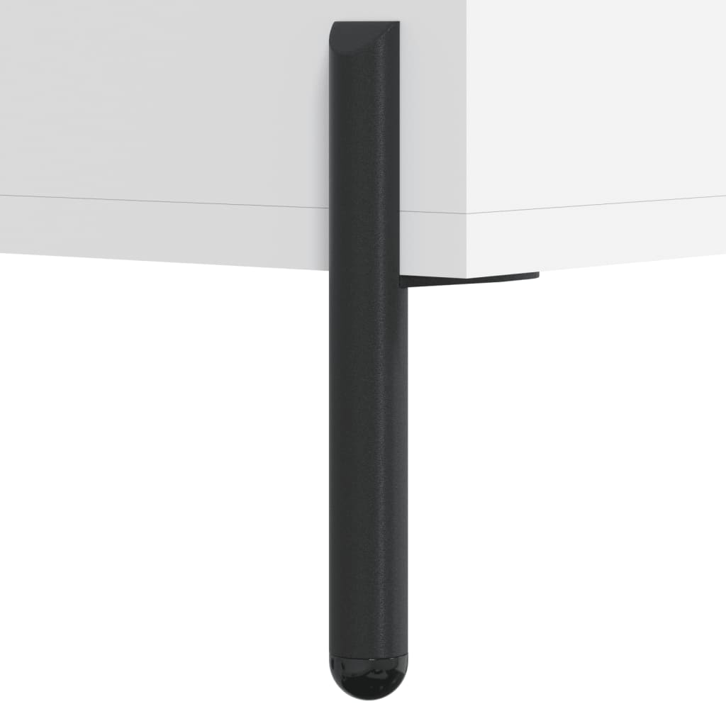 Coffee Table White 102x50x40 cm Engineered Wood