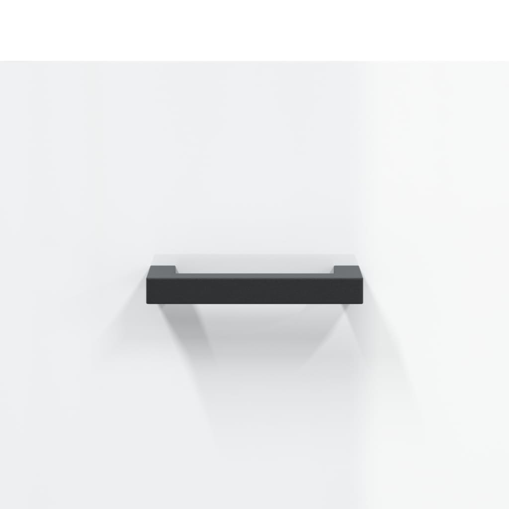 Coffee Table High Gloss White 50x50x40 cm Engineered Wood