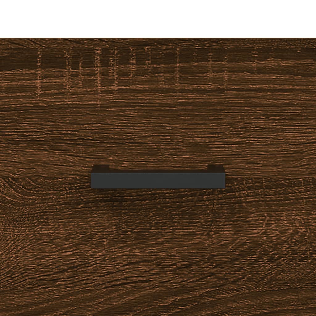 Coffee Table Brown Oak 50x50x40 cm Engineered Wood