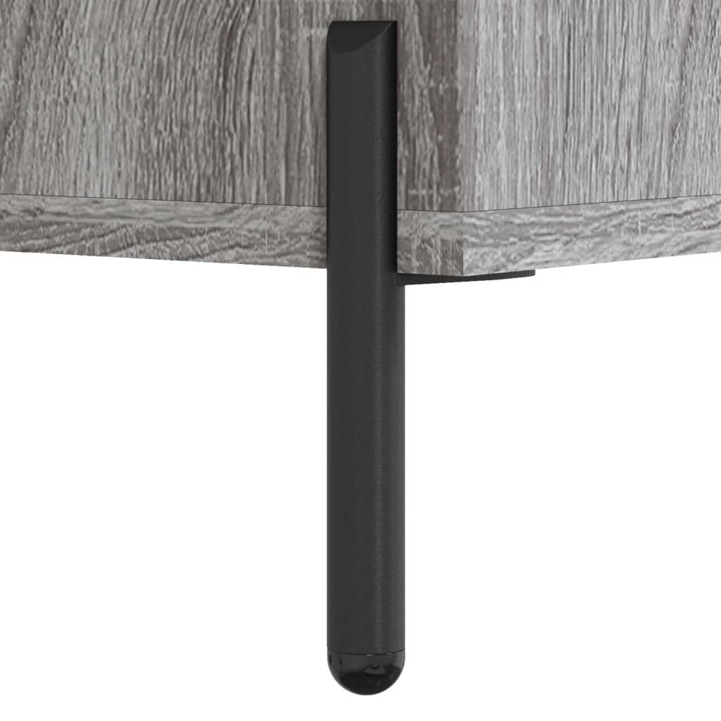 Coffee Table Grey Sonoma 50x50x40 cm Engineered Wood