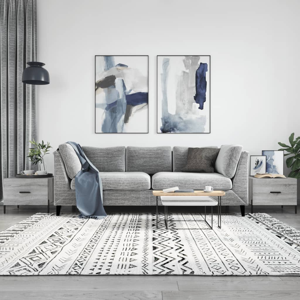 Coffee Tables 2 pcs Grey Sonoma 50x50x40 cm Engineered Wood