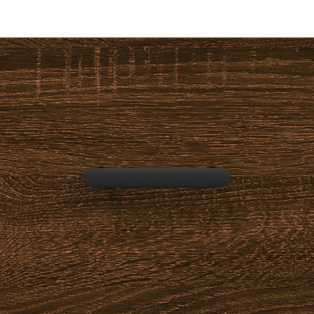 Coffee Table Brown Oak 50x50x40 cm Engineered Wood