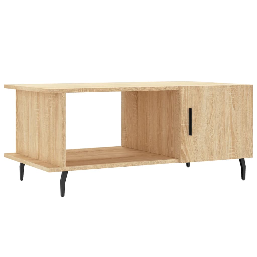 Coffee Table Sonoma Oak 90x50x40 cm Engineered Wood