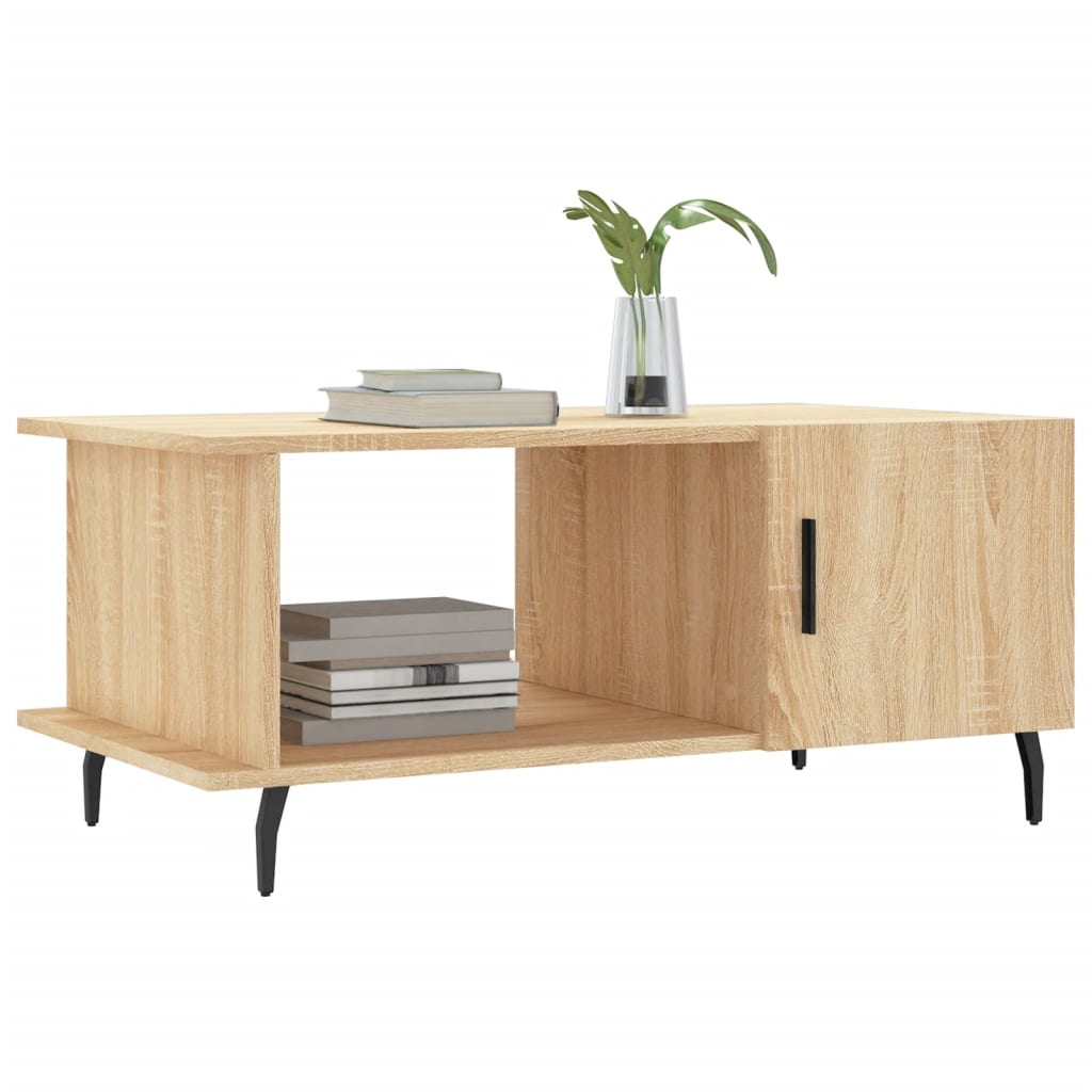 Coffee Table Sonoma Oak 90x50x40 cm Engineered Wood