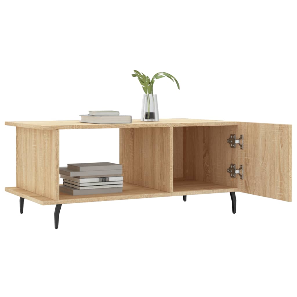Coffee Table Sonoma Oak 90x50x40 cm Engineered Wood