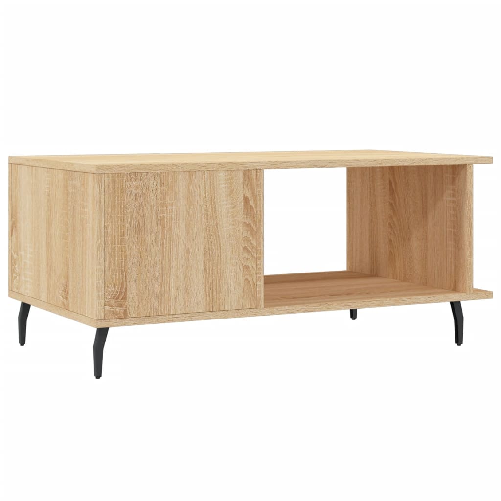 Coffee Table Sonoma Oak 90x50x40 cm Engineered Wood